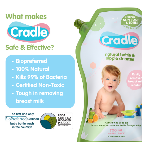 Cradle bottle sale cleanser price